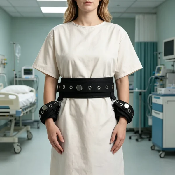 Anti-Release Magnetic Lock Waist & Removal Hand Restraint Set Elderly Dementia Care Quick-Release Medical Restraints for Nursing Home