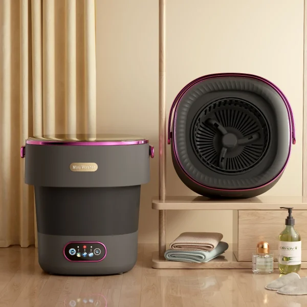 13L Portable Folding Washing Machine with Spin Dryer