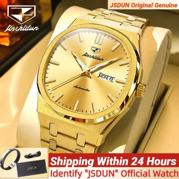 OUPINKE 8966 Luxury Automatic Mechanical Watch - 4 Variants available
