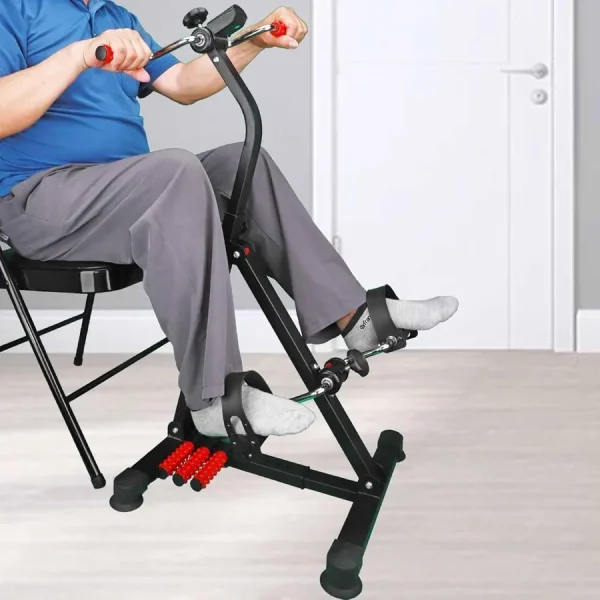 Seniors' Adjustable Dual Pedal Exercise Bike