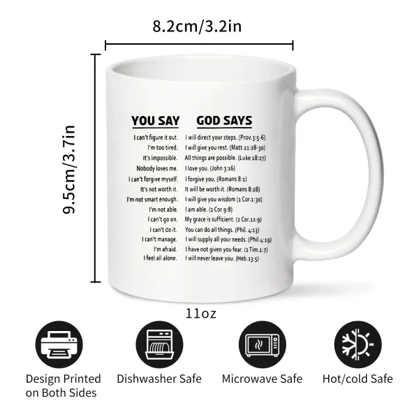 God-Centered Inspirational Ceramic Mug