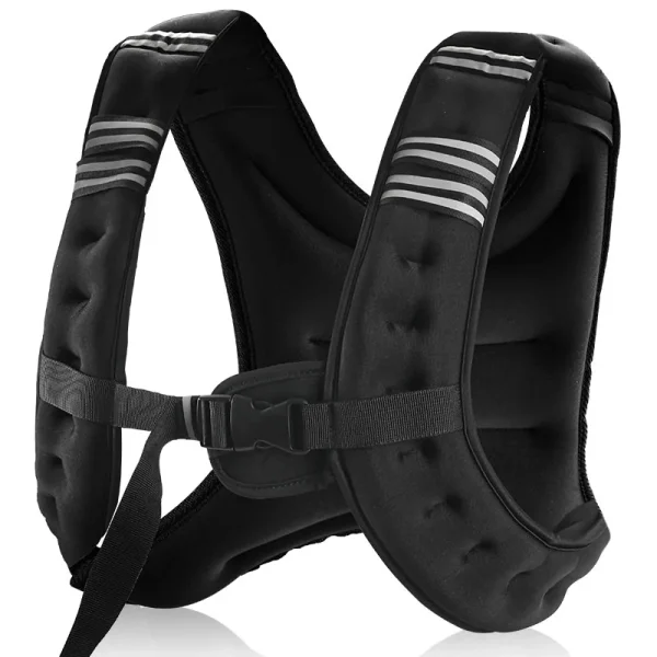 12 lb Weighted Training Vest with Reflective Safety Stripes